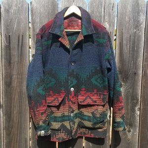 vintage Woolrich wool coat, Made in USA